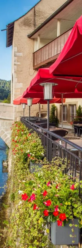 Hôtel-Restaurant de la Demi-Lune，位于圣于尔萨讷的酒店