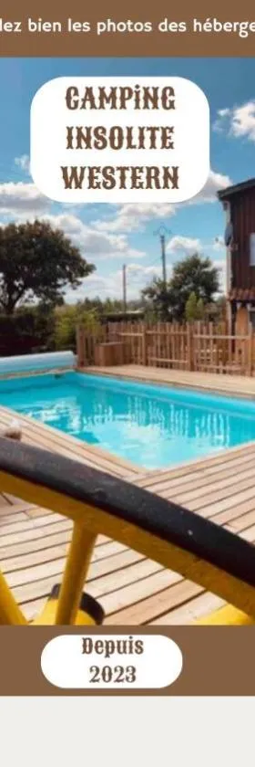 Camping Syl-Vallée Western Village，位于Bouglon的酒店