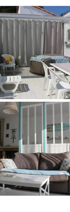 GITE AVEC SPA ENTRE FORET ET PLAGE - Ambiance Bord de Mer，位于圣伊莱尔德里耶的酒店