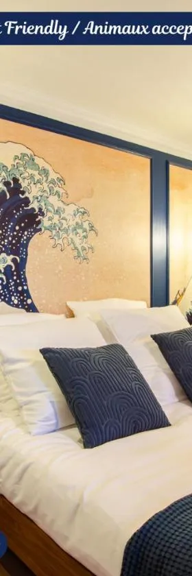 The Great Wave, appartement calme avec terrasse et parking gratuit，位于Ban-Saint-Martin的酒店