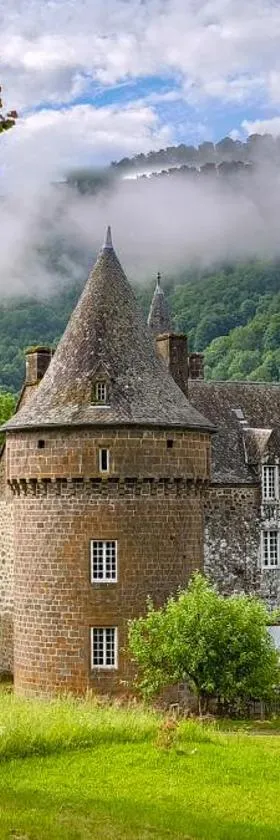 Château de Longevergne，位于Anglards-de-Salers的酒店