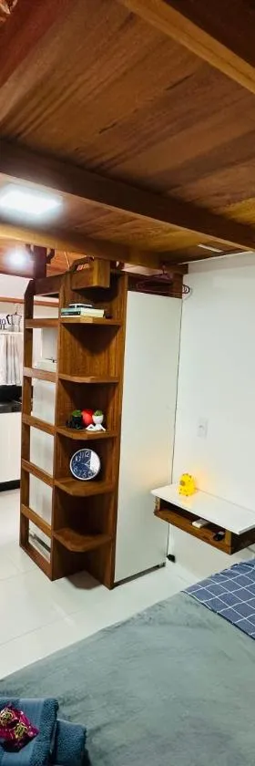 Loft encantador D - 8 km de Floripa，位于圣若泽的酒店