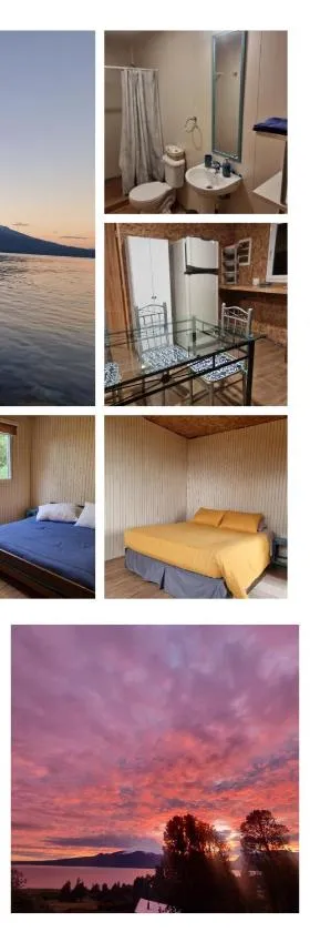 Cabaña rústica maravillosa vista al lago Llanquihue y volcán Osorno，位于拉恩塞纳达的酒店