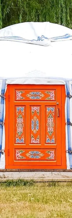 Yourte traditionnelle mongole，位于Marcoux的酒店
