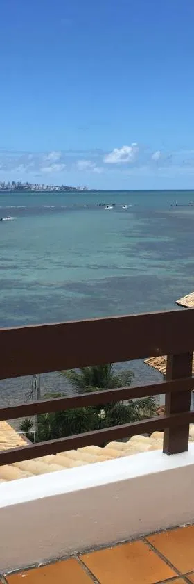 Dúplex Frente Mar na ilha de Itaparica，位于伊塔帕里卡岛维拉克鲁兹的酒店