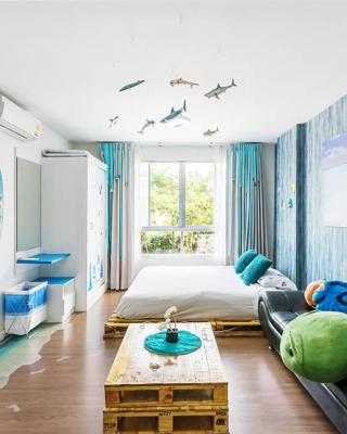 Marine Room 209B BaanKhunKoey Huahin บ้านคุ้นเคย หัวหิน