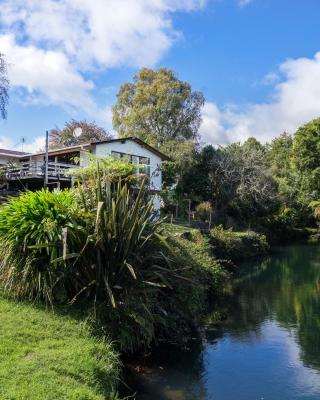 Classical Lockwood house nearby the stream