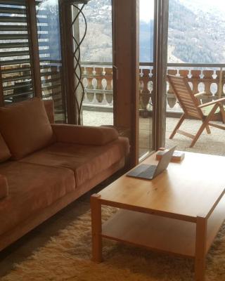 Appartement d'une chambre avec vue imprenable - Veysonnaz