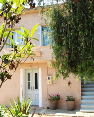 house in the village near the sea