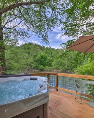 Waterfront Cabin with Hot Tub on Tuckasegee River!