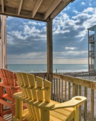 Oceanfront Topsail Beach Retreat - Steps to Shore!