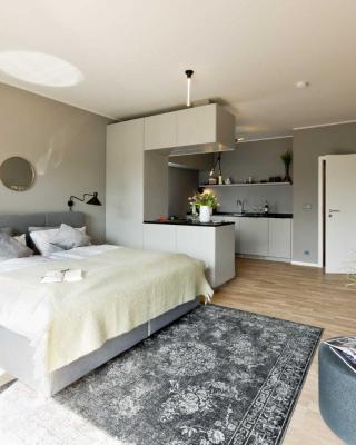 Design-Apartment an der Strandallee nur 50 Meter vom Strand