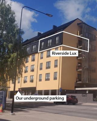 Riverside Lux with 2 bedrooms, Car Park garage and Sauna