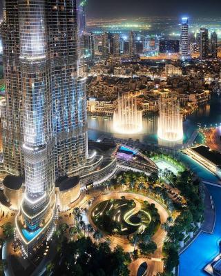 FIRST CLASS 3BR with full BURJ KHALIFA and FOUNTAIN VIEW