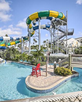 Waterfront Condo with Water Park, Walk to the Beach!