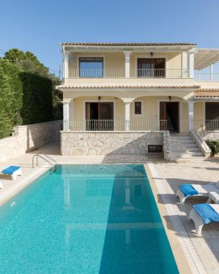 Kassiopi View Villas-Corfu-Villa Christos-4 bedrooms-big private pool-sea view-prime location