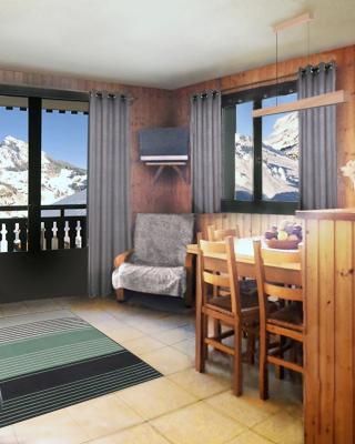 Grand-Bo: joli appartement sur les pistes avec vue