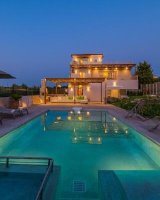 Estella Villa with Pool, Children Area, BBQ & Magnificent Views!