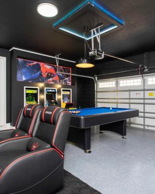 Beautiful Themed Single Home with Private Pool and Game Room EC0405
