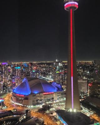 Two BD CN Tower and Lake Ontario View