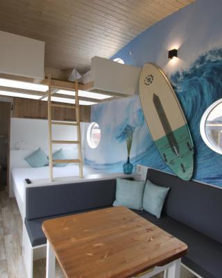 Tiny Wave Tiny House auf dem Campingplatz Strandgut