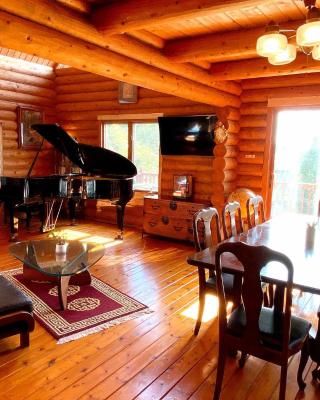 A Private Log House with Mt Fuji View & Piano - "Thangtong House Japan"