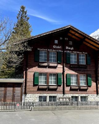 Familienferien im Chalet Bärgli Kandersteg