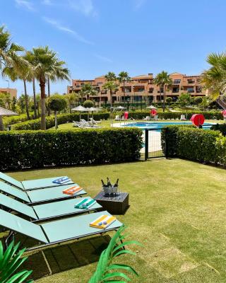 Casares Beach Golf Apartment With Private Garden Direct Pool Access