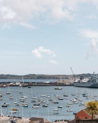 Stunning views over the beautiful Falmouth Harbour