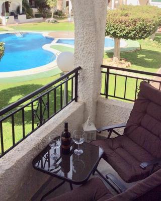 Oleza Garden - Laguna Rosa - Playa Flamenca - Pool & Garden View.