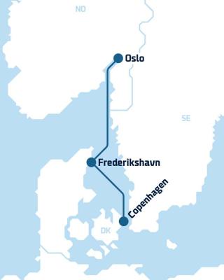 DFDS Ferry - Copenhagen to Oslo