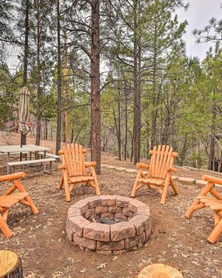 Show Low Cabin with BBQ and Fire Pit Pets Welcome!