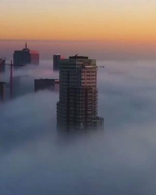 Romantic room in brussels sky