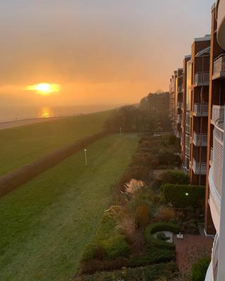 Studio mit Meerblick und großer Loggia - Direktzugang zur Nordsee