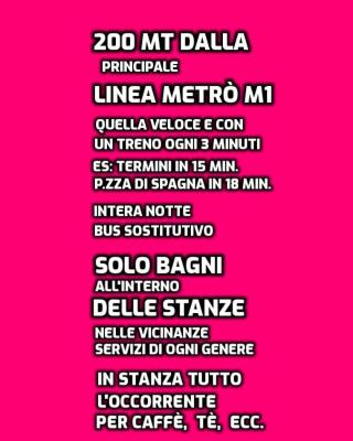 B&B NEAR METRO' CENTRAL LINE - Only wc in the rooms 15 Minutes to Termini Station 20 to Spagna square - In the Night Bus