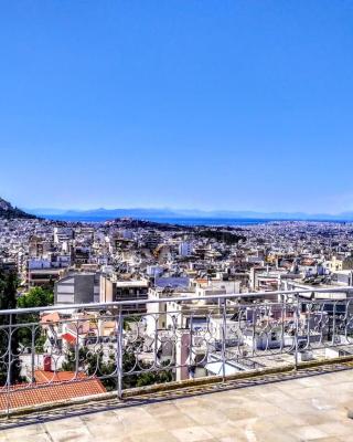 Athens PANORAMIC VIEW..Room apartment.Huge Balcony