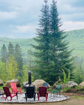 Artemis Log Cabin with Spa & Mountain View