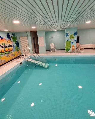 Studio appartement avec piscine, ski Porte du soleil Morgins, PS3 games, wash & bring sheets