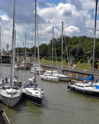 Ferienwohnung an Schleusenanlage NOK