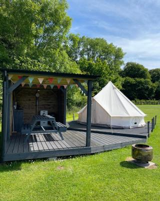 Bell tent 1 Glyncoch isaf farm