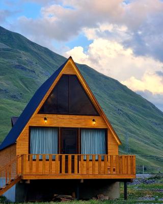 Mountain hut in Kazbegi