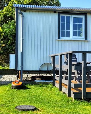 Small Cozy Shepherd hut 20 by 7 feet with boxed in high double bed