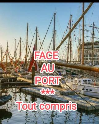 LE REFLET DES VOILES FACE AU PORT DE FECAMP