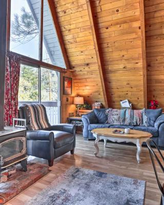 Cozy A-Frame with Hot Tub Near Arrowbear Lake!