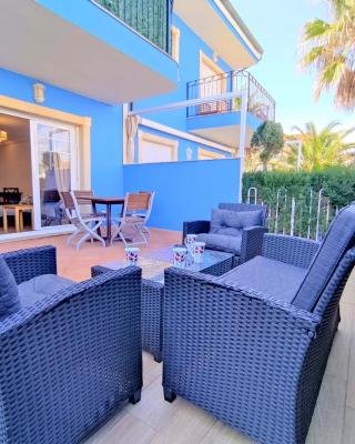 Planta baja con terraza chill out - Primera línea Tres Playas - ALBERT VILLAS