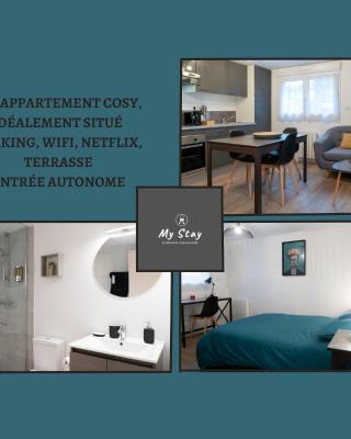 Bel appartement idéalement placé Saint-Brieuc, wifi, parking gratuit
