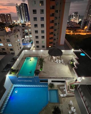 Linda Suite Tonsupa 2 cuadras del mar 2 piscinas Av. Club del Pacifico