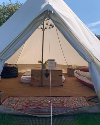 Home Farm Radnage Glamping Bell Tent 4, with Log Burner and Fire Pit