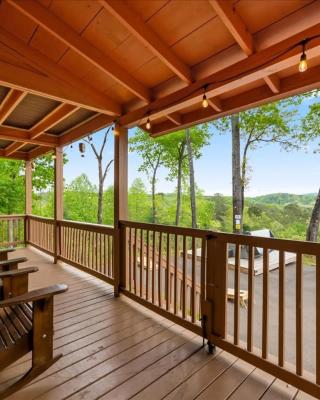 Best Views in Ellijay - Waffle Bar-King Bed-HotTub