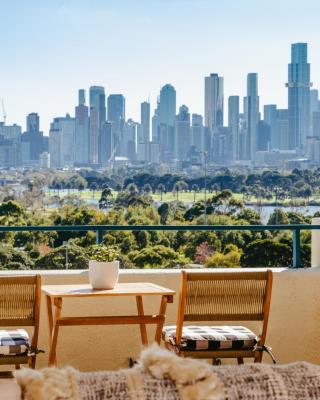 Spectacular views over Albert Park